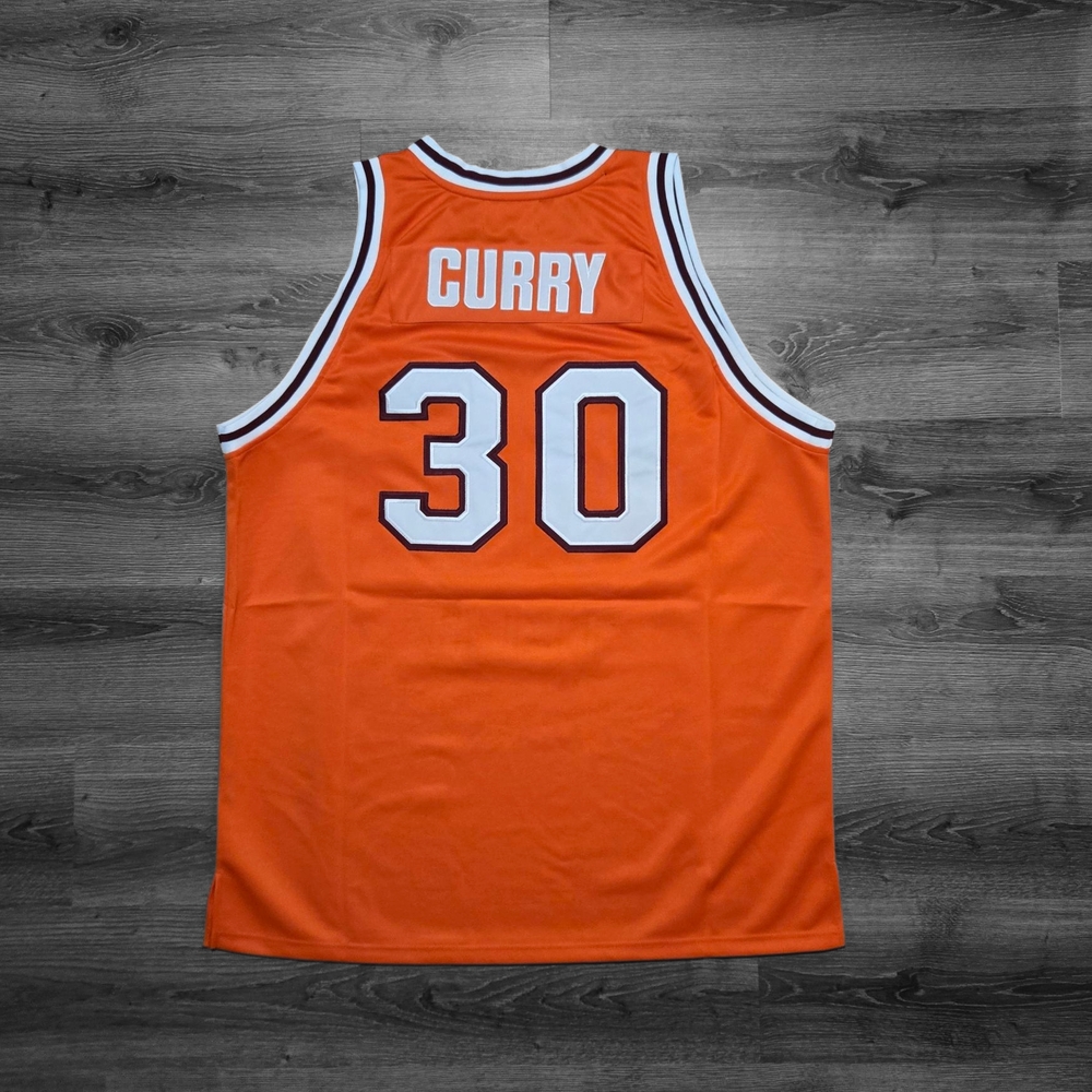 $200 Dell Curry  Fully Stitched Virginia Tech Hokies Hardwood Legends Jersey